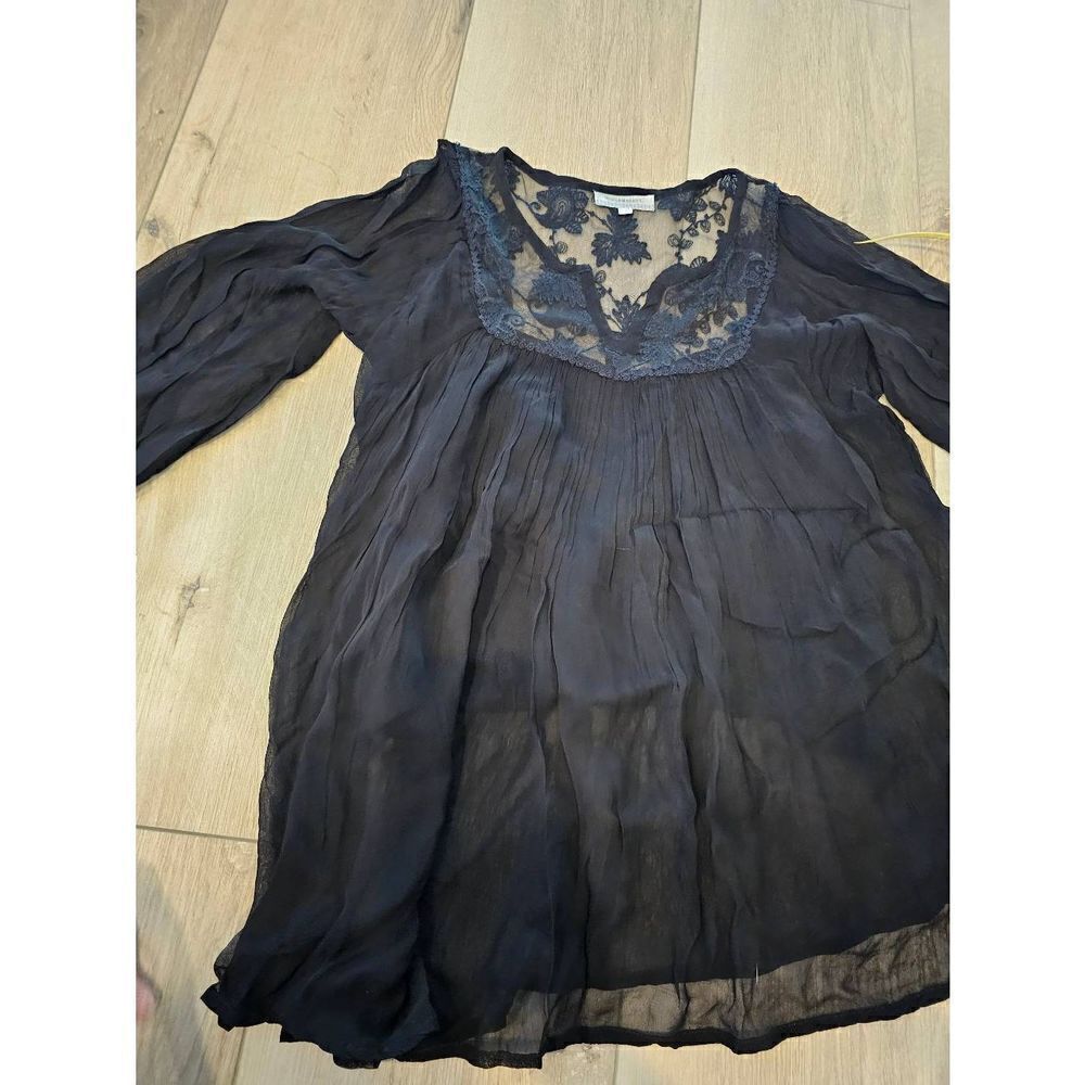 World market flowy semi sheer top